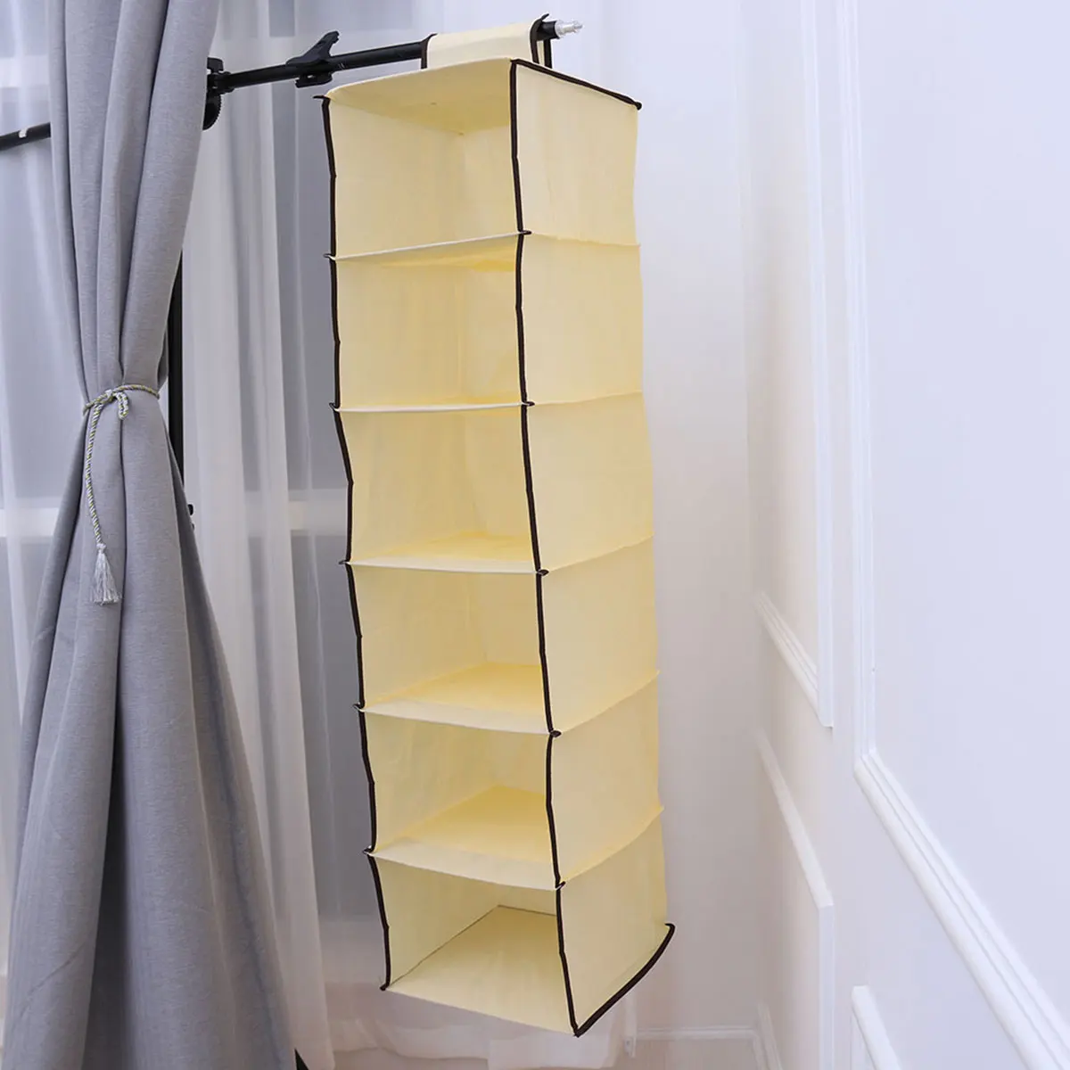 Hanging Storage Organizer 8 Pockets Double Sided Premium Material Dust Proof Closet Wardrobe Bag Shoe Towel Storage
Hanging Storage Organizer 8 Pockets Double Sided Premium Material Dust Proof Closet Wardrobe Bag Shoe Towel Storage