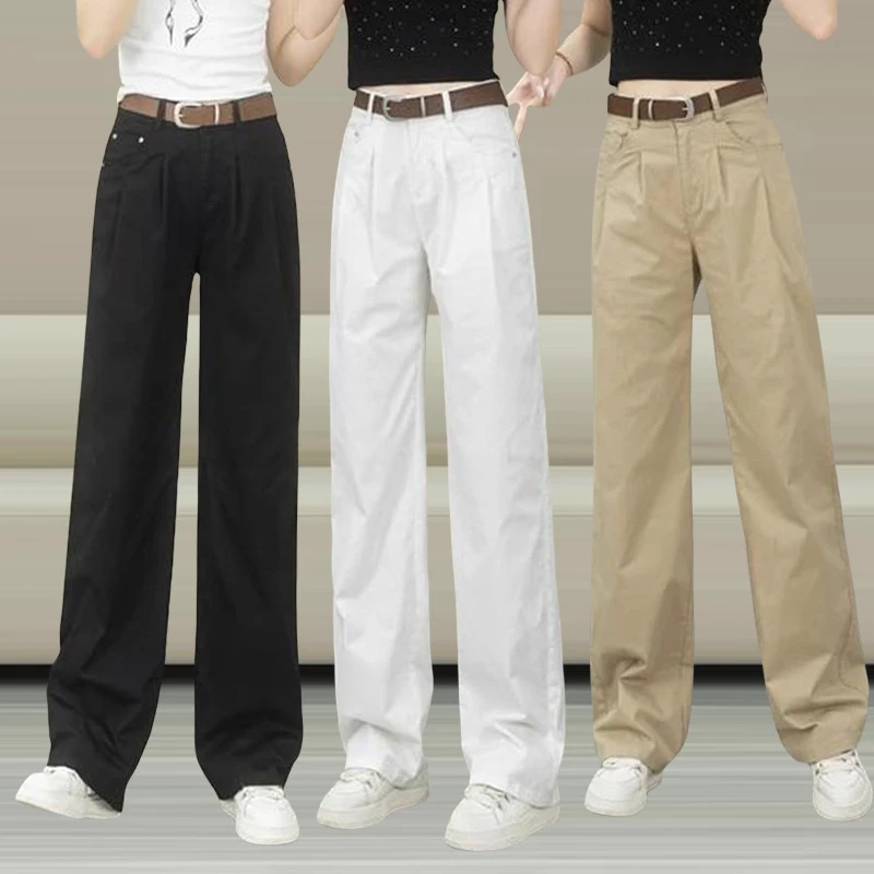 Lightweight Slim Wide-Leg Pants for Women, Summer Suit Pants2025High-waisted loose-fitting straight-leg slimming casual long pan
Lightweight Slim Wide-Leg Pants for Women, Summer Suit Pants2025High-waisted loose-fitting straight-leg slimming casual long pan