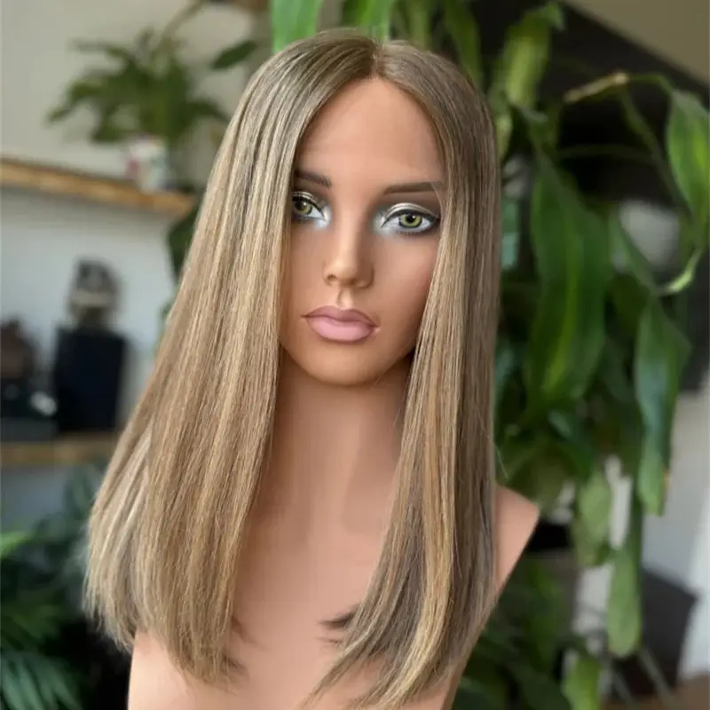 Ombre Brown Blonde Synthetic HD Lace Front Wig Pre Plucked Ready to Wear 13x4 Top Glueless Straight Lace Front Wig for Women
Ombre Brown Blonde Synthetic HD Lace Front Wig Pre Plucked Ready to Wear 13x4 Top Glueless Straight Lace Front Wig for Women