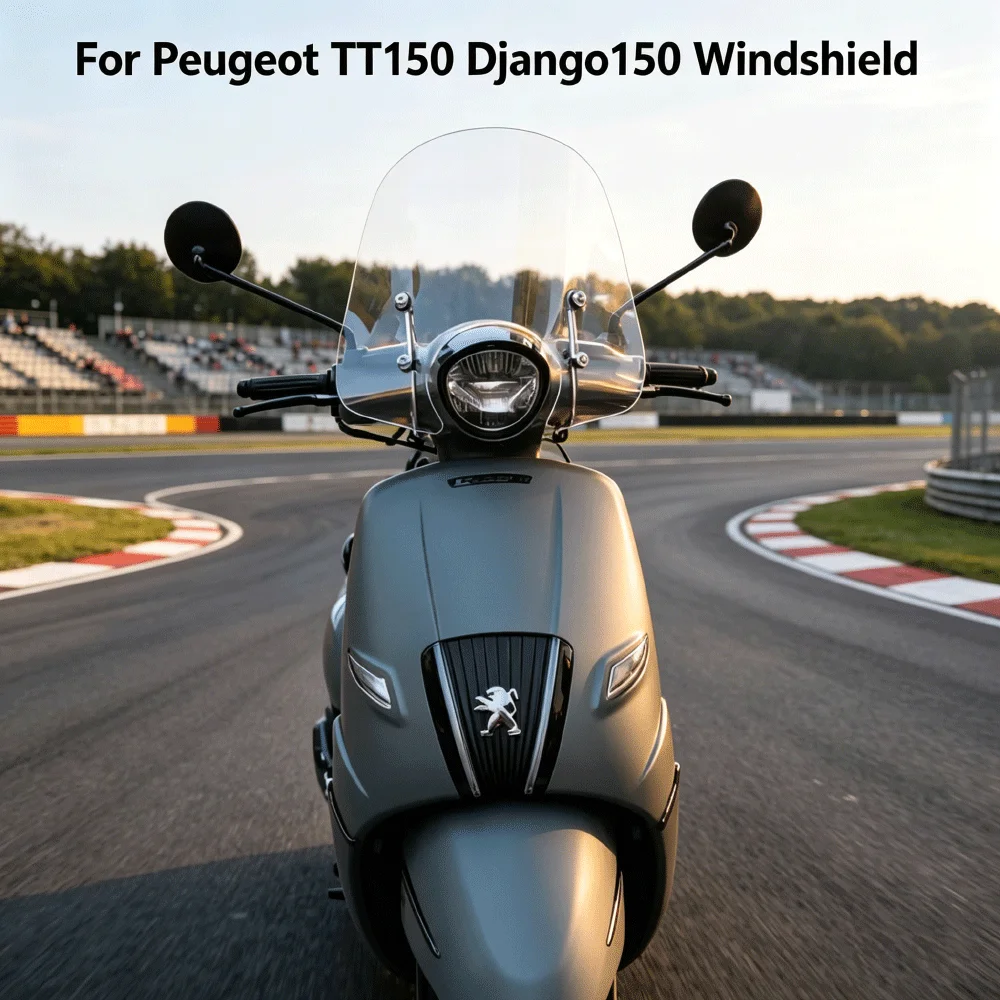 For Peugeot TT150 Django150 2022 Modified Windshield Heightened And Widened Protective Chest Windshield Deflector Accessories
For Peugeot TT150 Django150 2022 Modified Windshield Heightened And Widened Protective Chest Windshield Deflector Accessories