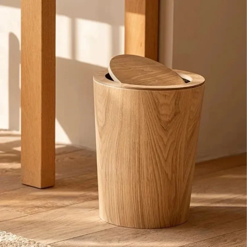 Nordic Simple Wooden Creative Trash Can Household Trash Can with Lid Living Room Bathroom High-end Home Decoration Accessories
Nordic Simple Wooden Creative Trash Can Household Trash Can with Lid Living Room Bathroom High-end Home Decoration Accessories