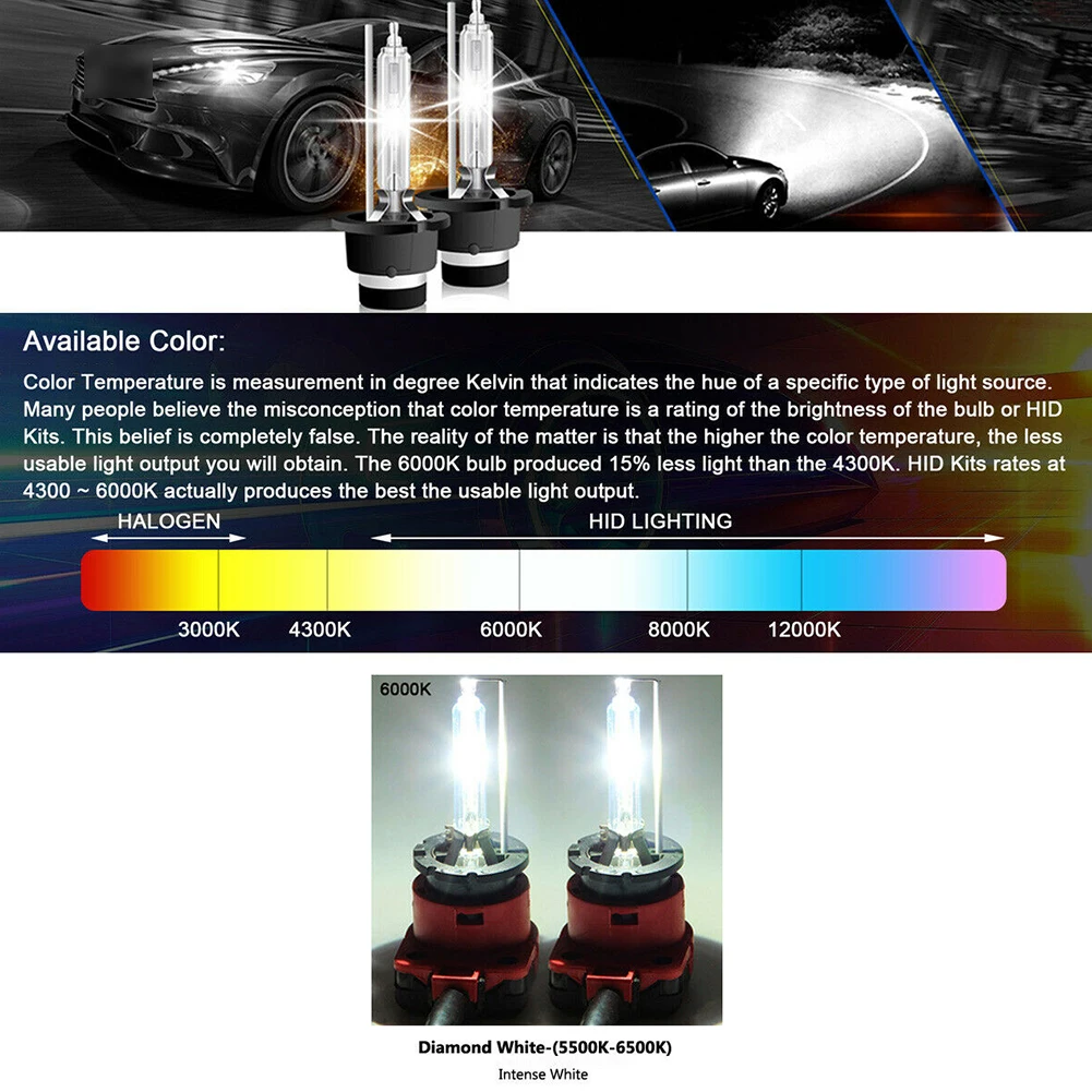 2pcs D2S 35w IP68 6000k HID Xenon Lamp Replacement Low/high Beam Headlight Bulb White Light With Iron Bracket Car Accessorry
2pcs D2S 35w IP68 6000k HID Xenon Lamp Replacement Low/high Beam Headlight Bulb White Light With Iron Bracket Car Accessorry