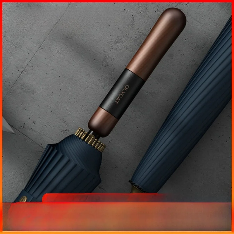 Oly Men's Large 24-Rib Long-Handled Umbrella Auatic Thiened Windproof Double-Use Busin High-End Rain And Sun Umbrella
Oly Men's Large 24-Rib Long-Handled Umbrella Auatic Thiened Windproof Double-Use Busin High-End Rain And Sun Umbrella