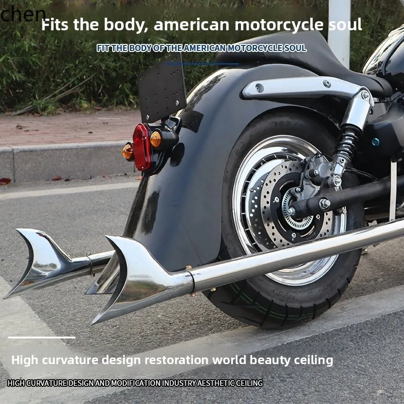 HXL V400 Modified Exhaust Pipe Single Side Single Outlet Fish Tail Exhaust Horseshoe Sound Accessories
HXL V400 Modified Exhaust Pipe Single Side Single Outlet Fish Tail Exhaust Horseshoe Sound Accessories
