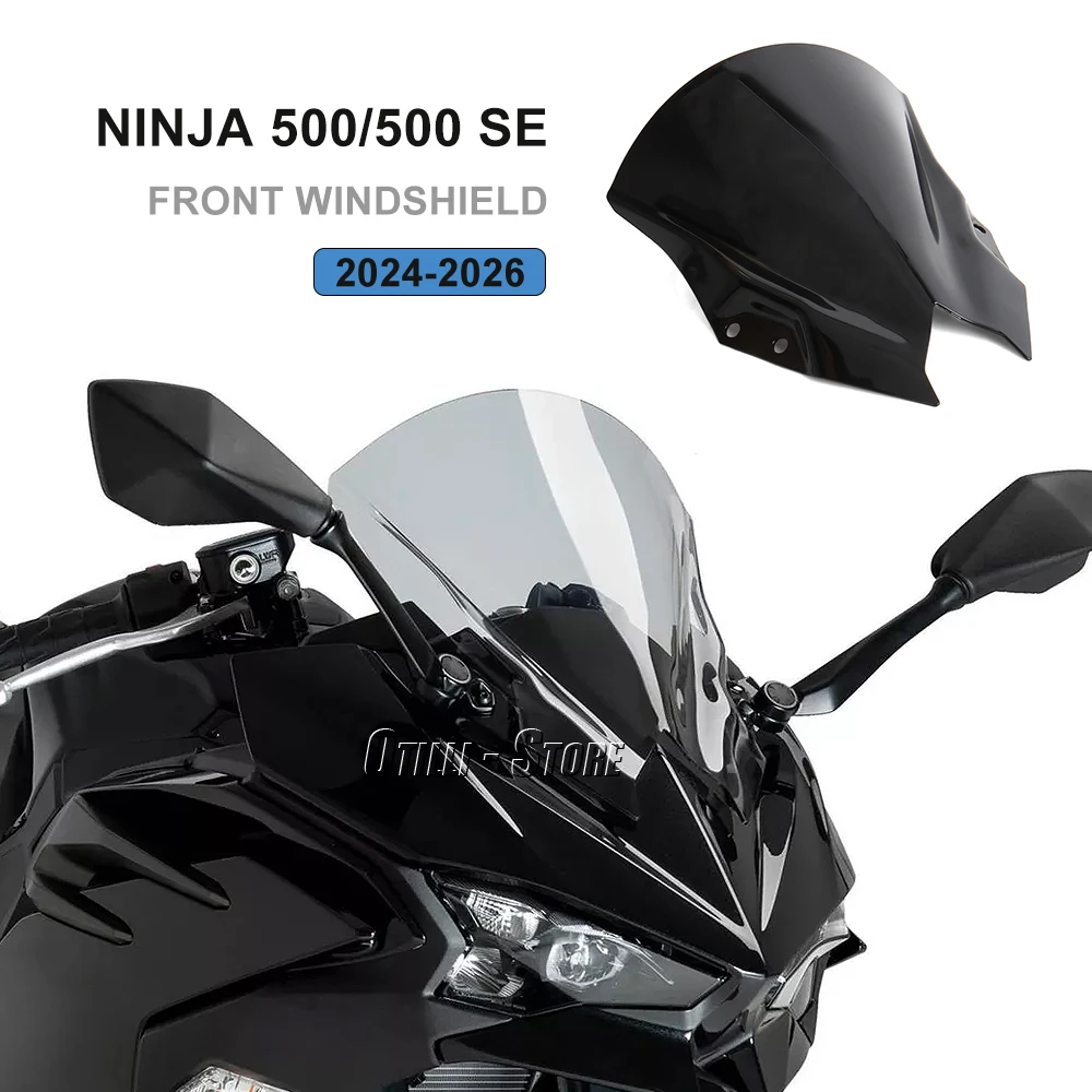 New Front Windshield Double Bubble Windscreen Visor Cover For Kawasaki Ninja 500/500 SE 2024-2026
New Front Windshield Double Bubble Windscreen Visor Cover For Kawasaki Ninja 500/500 SE 2024-2026