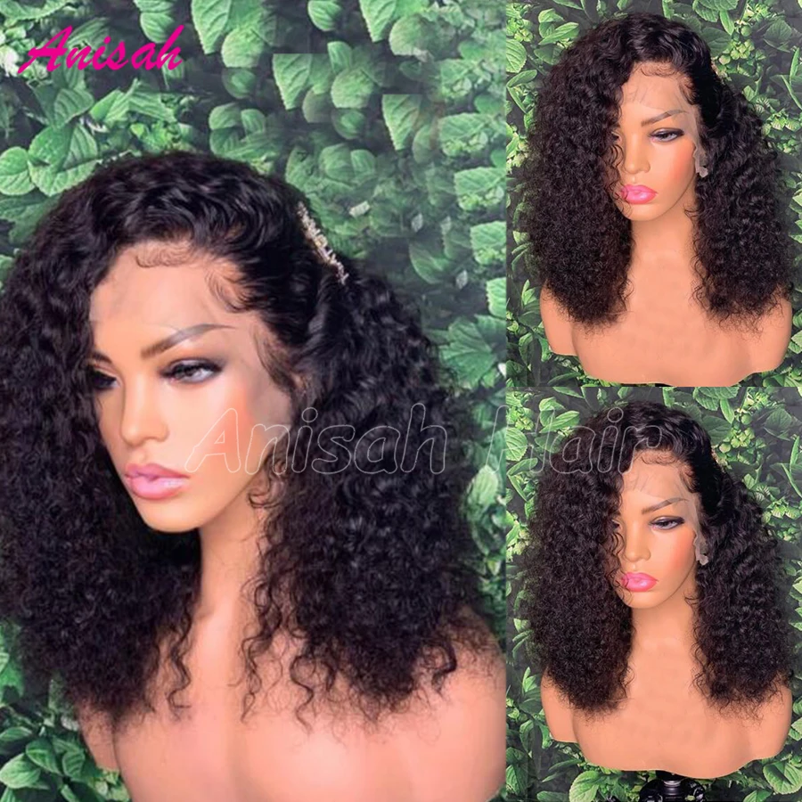 Water Wave Human Hair Lace Front Wigs Brazilian 13x4 Transparent Lace Frontal Wig Short Bob Curly Human Hair Wigs For Women
Water Wave Human Hair Lace Front Wigs Brazilian 13x4 Transparent Lace Frontal Wig Short Bob Curly Human Hair Wigs For Women