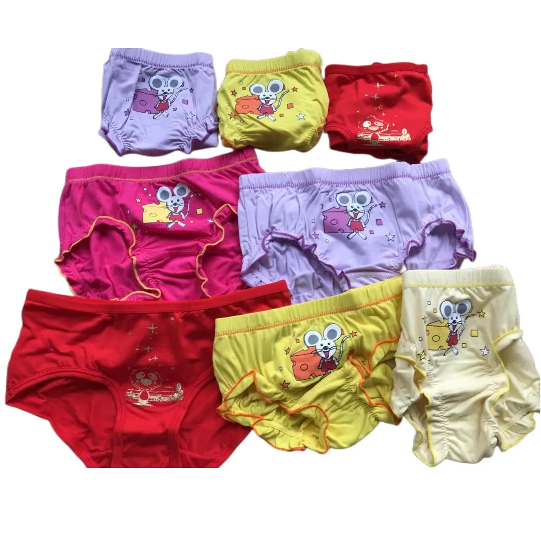4pcs Girl Cotton Briefs Cute Mouse Cat Prints Female Kids Breathable Underwear Bright color Soft Confortable Panties Size 6-10T
4pcs Girl Cotton Briefs Cute Mouse Cat Prints Female Kids Breathable Underwear Bright color Soft Confortable Panties Size 6-10T