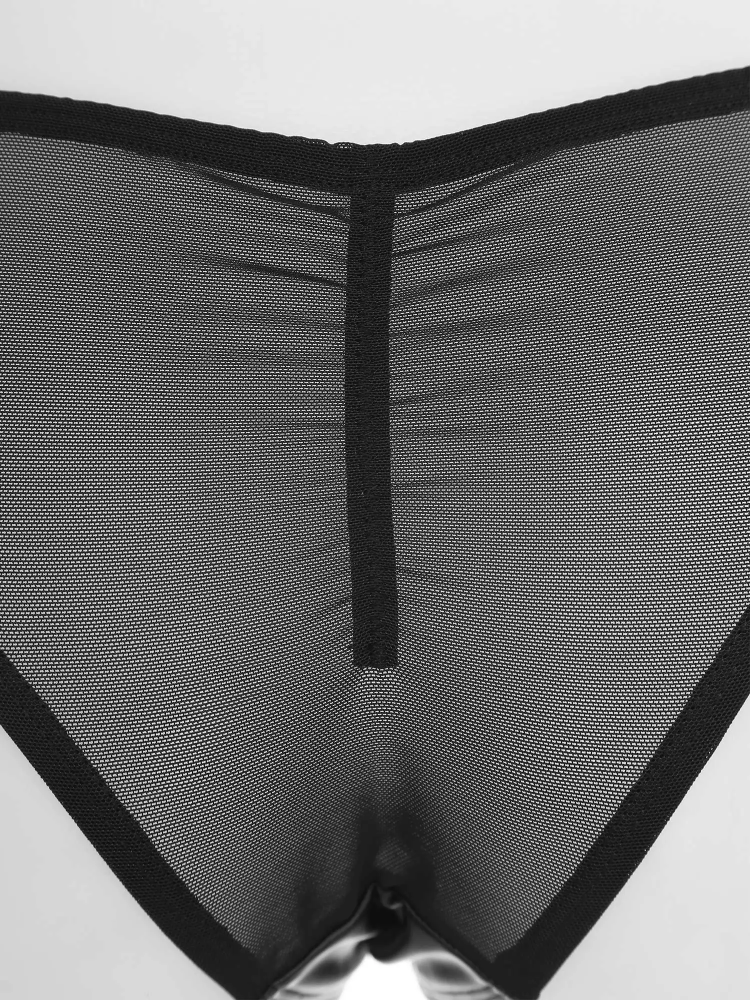 Women's Sissy Pu Lather Briefs Sheer Mesh Butt See Through Underwear Low Rise T-back Briefs Underwear Nightwear Underpants
Women's Sissy Pu Lather Briefs Sheer Mesh Butt See Through Underwear Low Rise T-back Briefs Underwear Nightwear Underpants