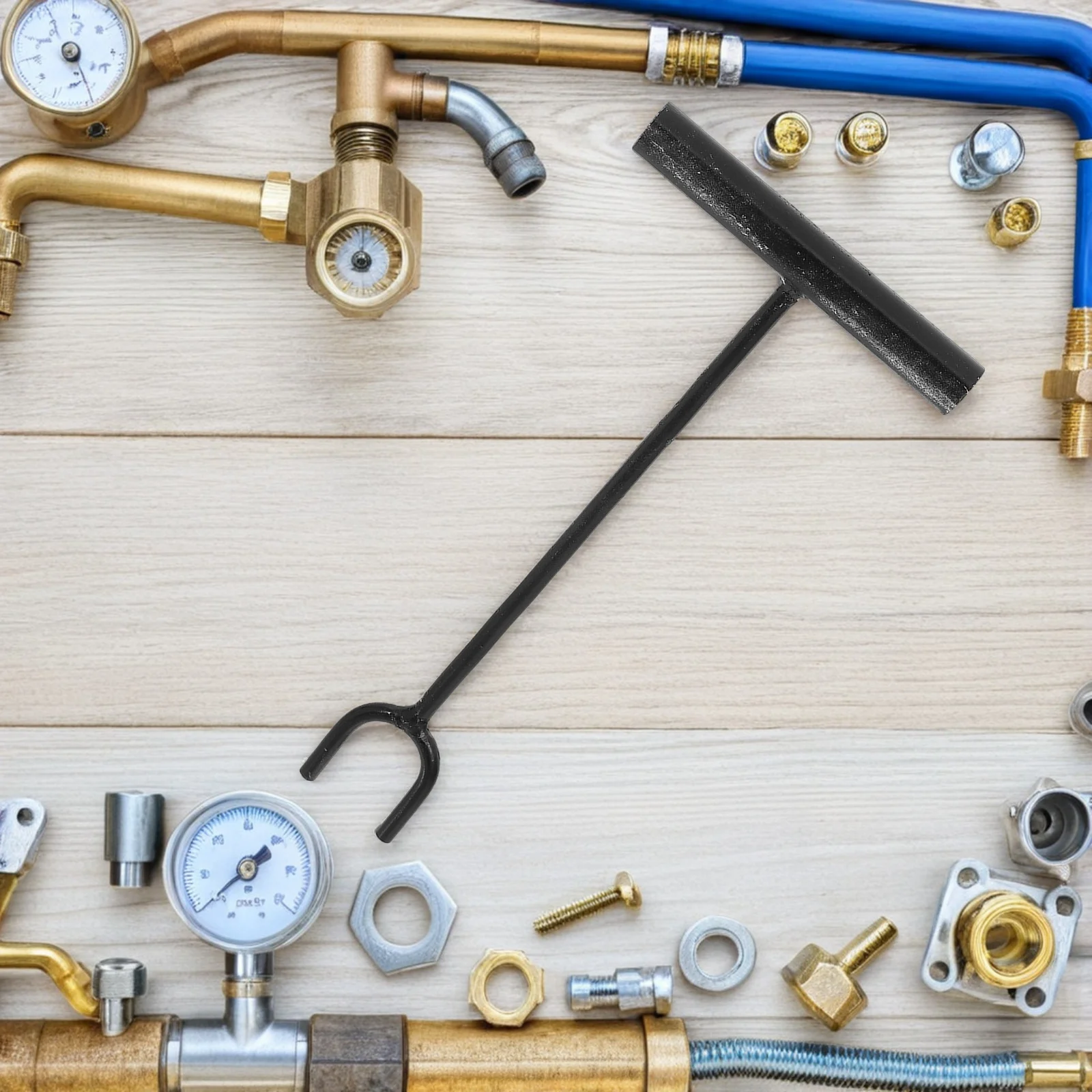 2Pcs Water Shut Off Tool Long Reach Valve Wrench with U Shape Meter Key for Residential and Industrial Plumbing Maintenance
2Pcs Water Shut Off Tool Long Reach Valve Wrench with U Shape Meter Key for Residential and Industrial Plumbing Maintenance