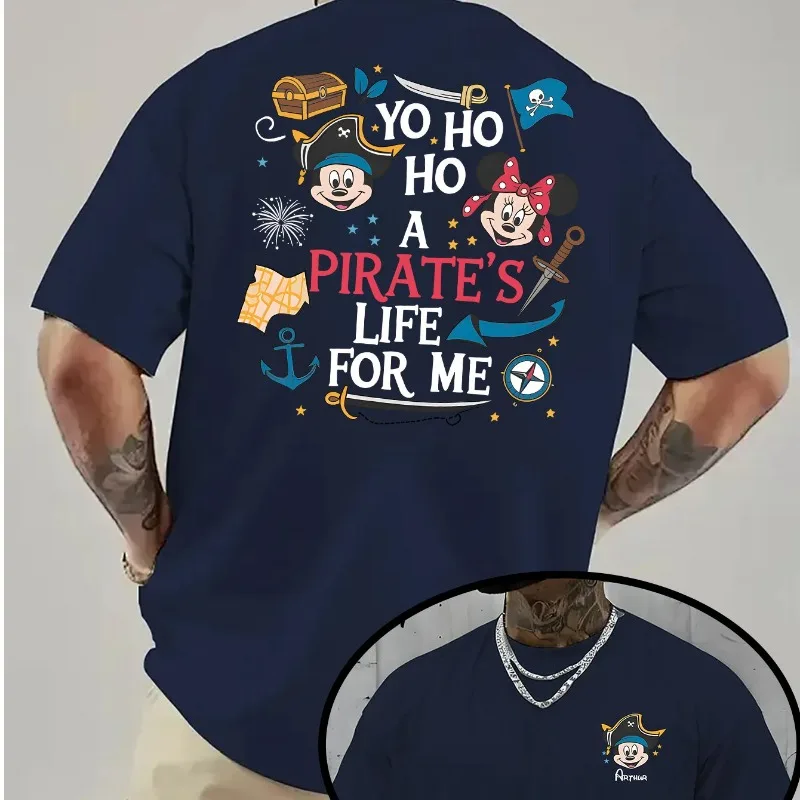 Disney Pirate Cruise Men's Round Neck T-shirt Men's and Women's T-shirt Summer New Casual Fashion Men's and Women's Street Wear
Disney Pirate Cruise Men's Round Neck T-shirt Men's and Women's T-shirt Summer New Casual Fashion Men's and Women's Street Wear