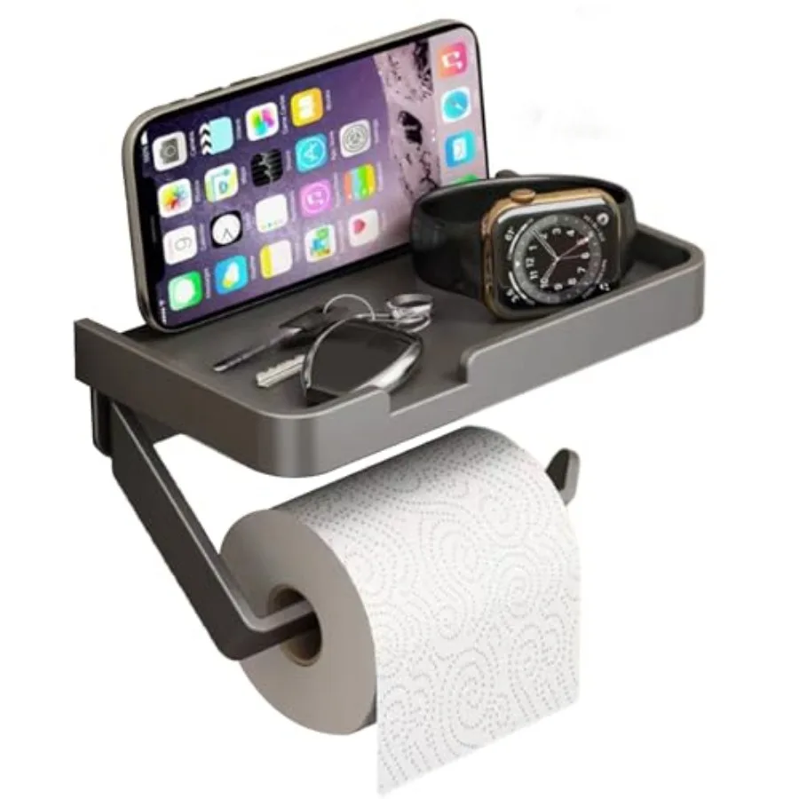 Self Adhesive Toilet Paper Holder Wall Mount, Rv Toilet Paper Holder Adhesive for Bathroom Metal Grey
Self Adhesive Toilet Paper Holder Wall Mount, Rv Toilet Paper Holder Adhesive for Bathroom Metal Grey