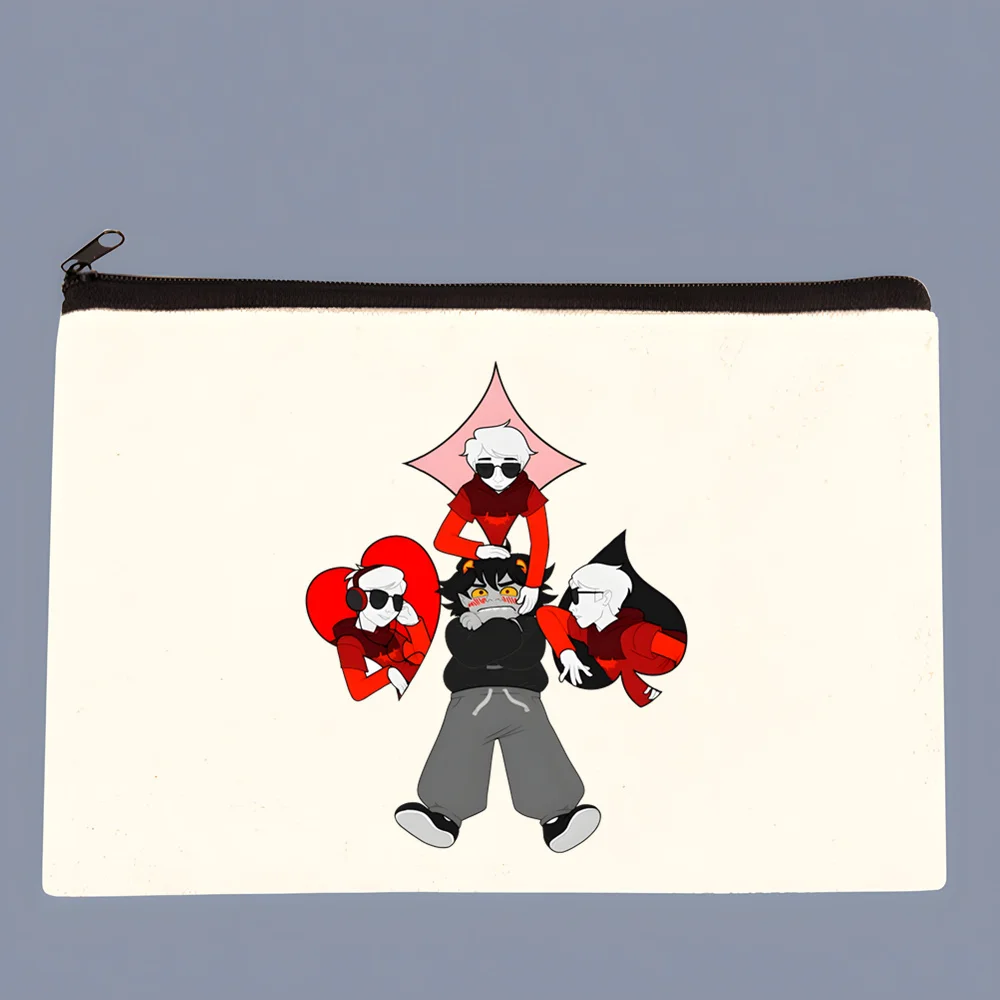 Холщовая сумка-органайзер Homestuck, многофункциональная косметичка, пенал для студентов, для творчества своими руками
Холщовая сумка-органайзер Homestuck, многофункциональная косметичка, пенал для студентов, для творчества своими руками