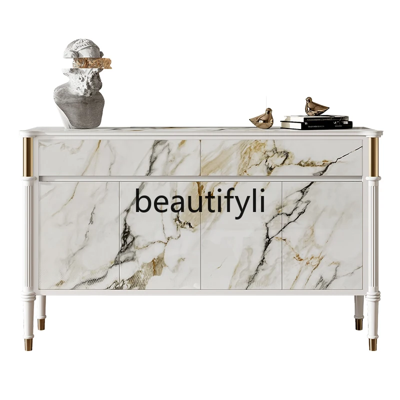 Light luxury rock slab dining side cabinet Solid wood simple French entrance cabinet Modern guest restaurant White storage
Light luxury rock slab dining side cabinet Solid wood simple French entrance cabinet Modern guest restaurant White storage