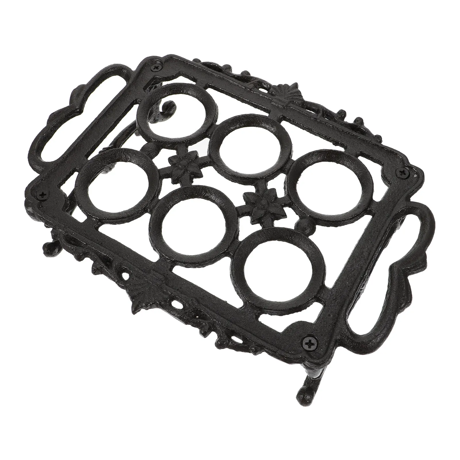 1Pcs Cast Iron Egg Organizer Rack - Stylish Egg Display Stand for Kitchen Tabletop Buffet Use Holds 6 Eggs Strong Rustic Black
1Pcs Cast Iron Egg Organizer Rack - Stylish Egg Display Stand for Kitchen Tabletop Buffet Use Holds 6 Eggs Strong Rustic Black