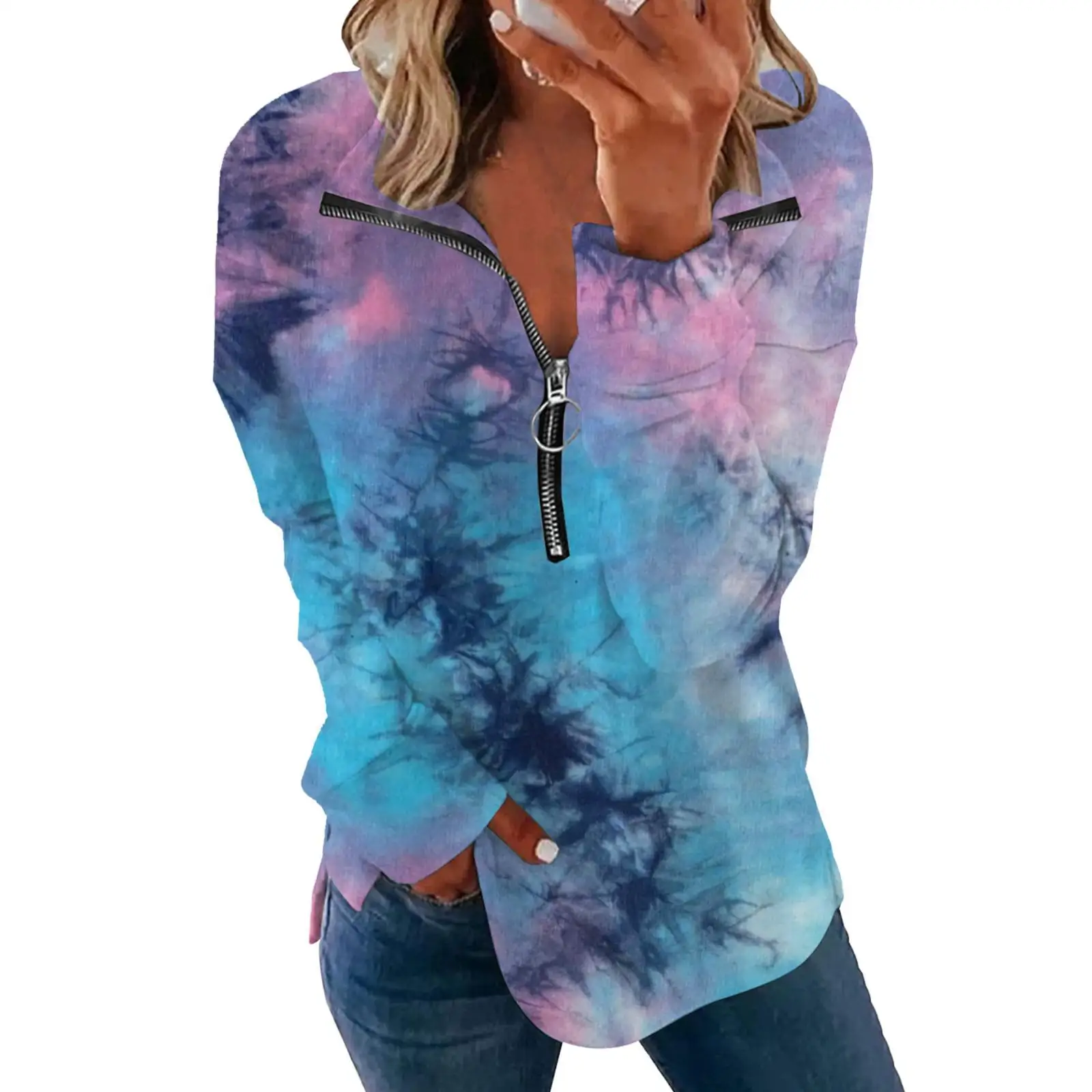 2024 Autumn Women's Colorful Collection New Trendy Long Sleeved Lapel Casual Zipper Top Factory Direct SalesWF4
2024 Autumn Women's Colorful Collection New Trendy Long Sleeved Lapel Casual Zipper Top Factory Direct SalesWF4