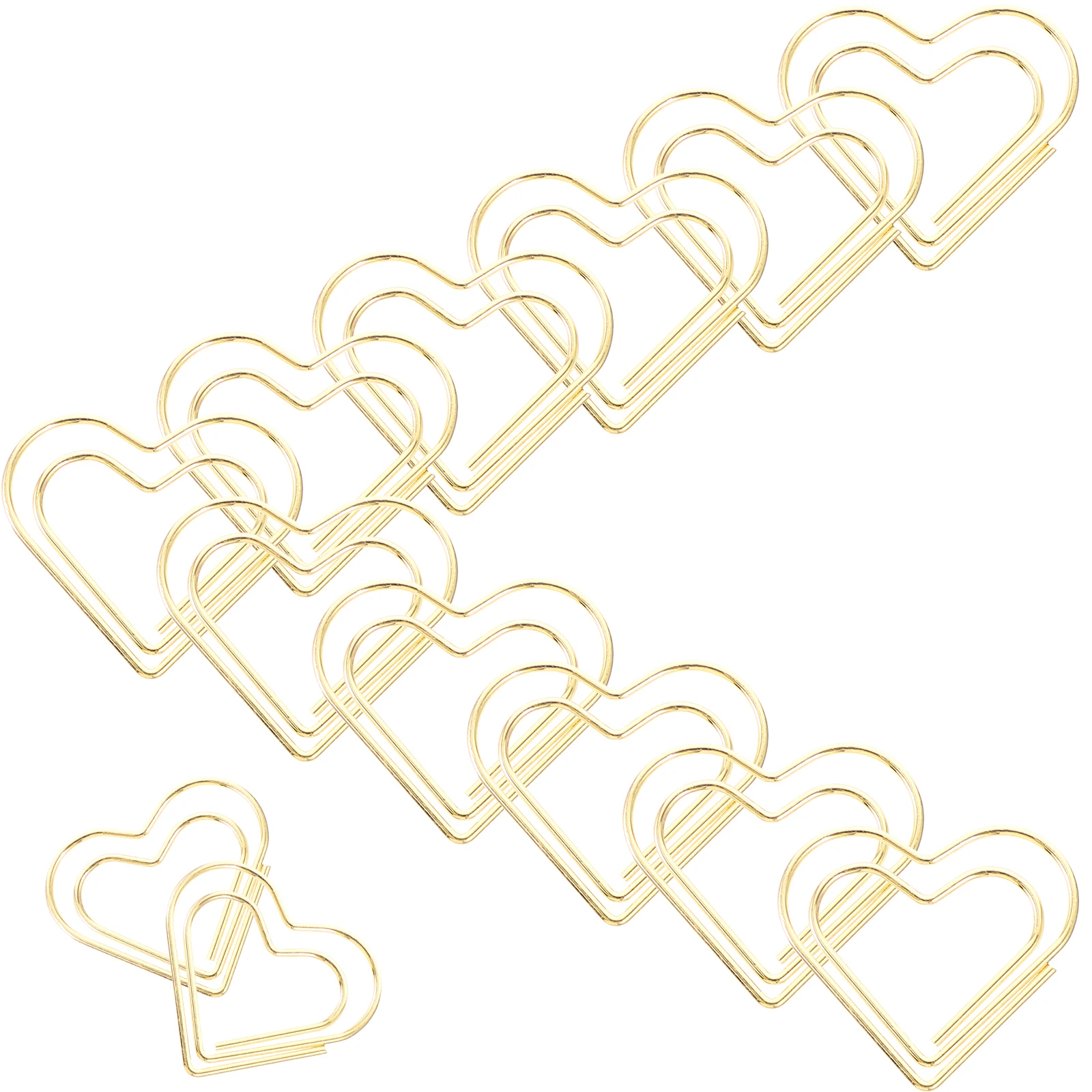 100pcs Heart Shaped Paper Clips Cute Small Metal Document Clamps for Office Stationery Gifts Creative Shaped Paperclips
100pcs Heart Shaped Paper Clips Cute Small Metal Document Clamps for Office Stationery Gifts Creative Shaped Paperclips