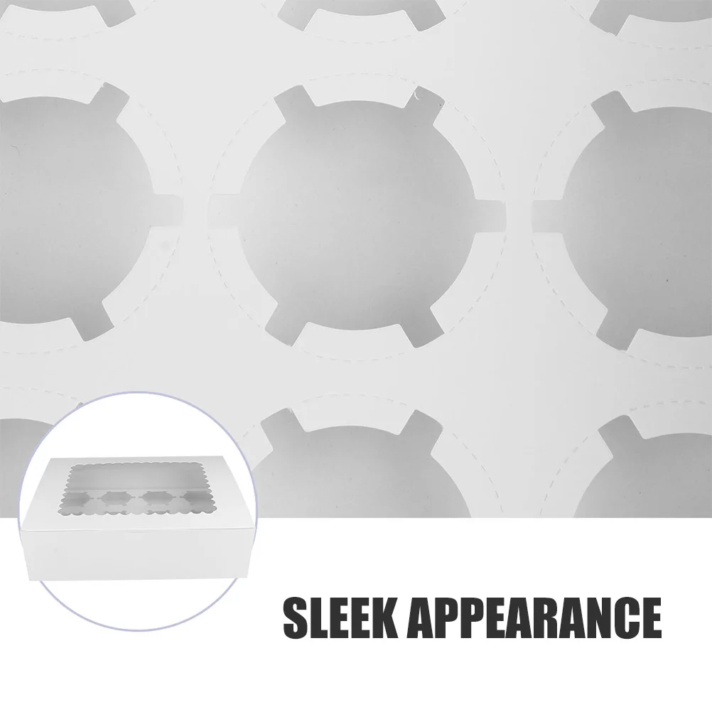 4Pcs 12 Count Cupcake Carrier Elegant Dessert Boxes for Muffins and Pastries Easy to Assemble and Sturdy Cupcake Box
4Pcs 12 Count Cupcake Carrier Elegant Dessert Boxes for Muffins and Pastries Easy to Assemble and Sturdy Cupcake Box