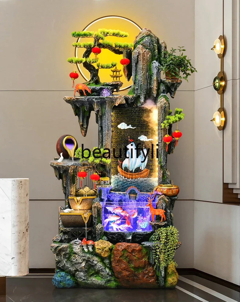 Home water feature, office, flowing water ornament, circulating water to attract wealth,fish tank landscaping, opening gift
Home water feature, office, flowing water ornament, circulating water to attract wealth,fish tank landscaping, opening gift