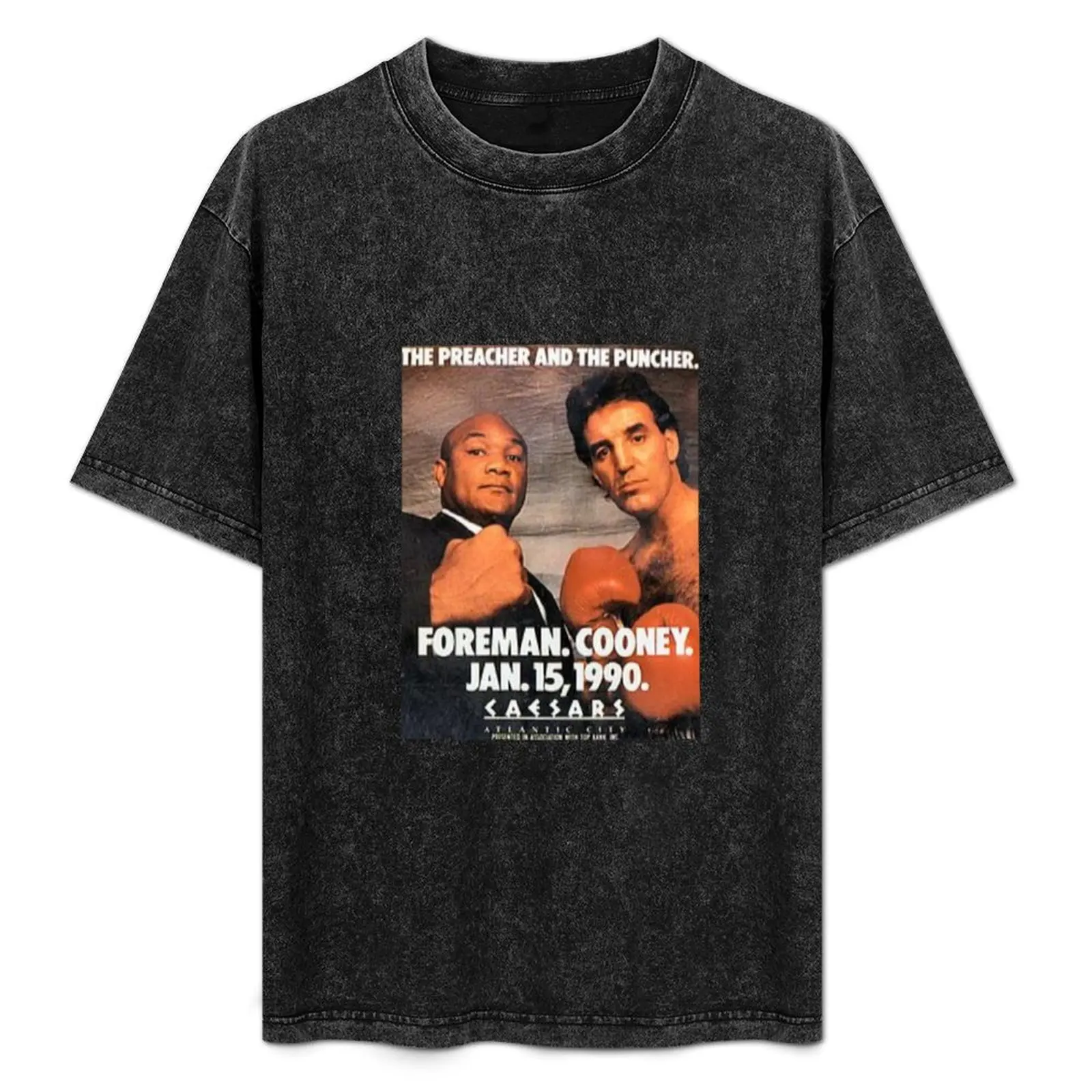 George Foreman v Gerry Cooney T-Shirt Trendy Print Short Sleeve T-Shirt
George Foreman v Gerry Cooney T-Shirt Trendy Print Short Sleeve T-Shirt