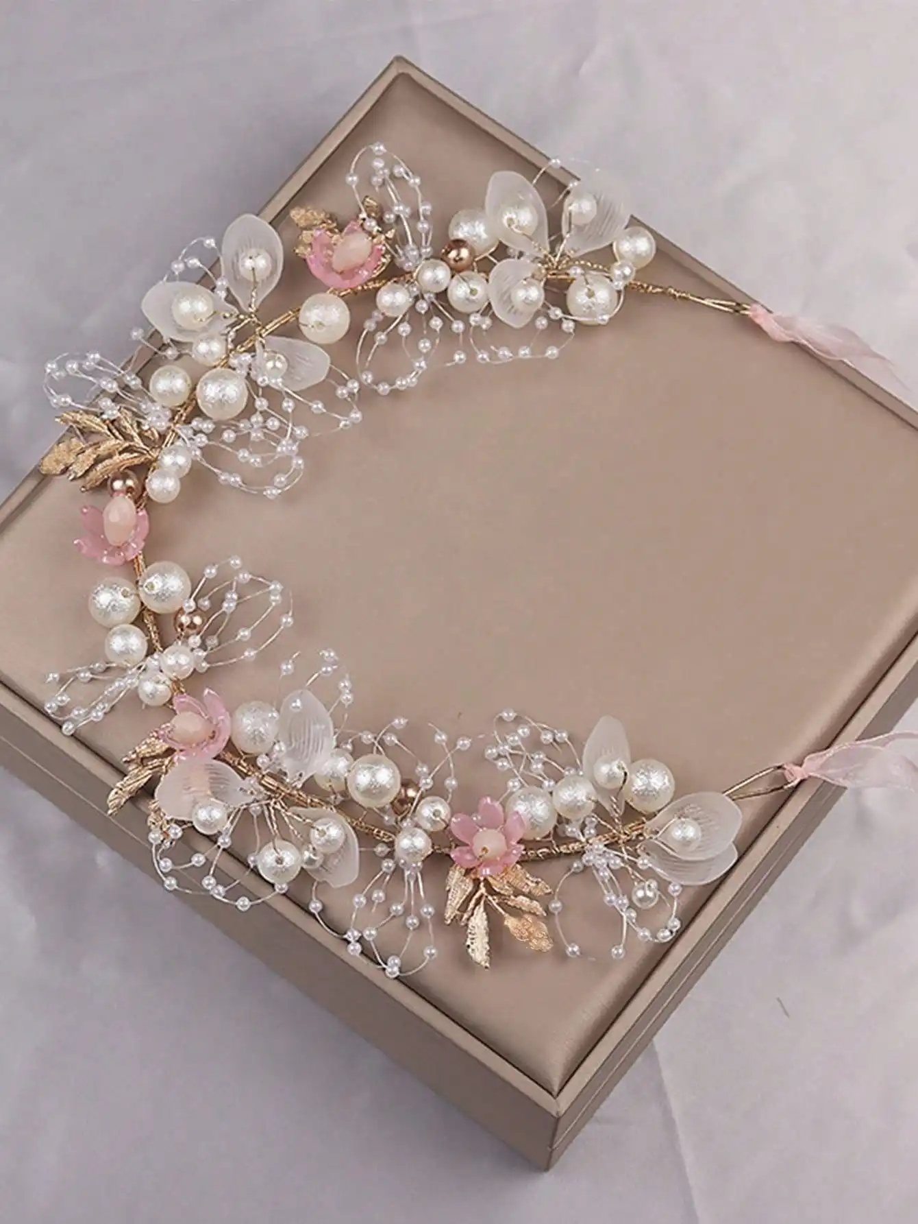 1pc Korean Style Delicate Hair Band Crown Headband For Daily Wear And Wedding Party, Forest Design
1pc Korean Style Delicate Hair Band Crown Headband For Daily Wear And Wedding Party, Forest Design