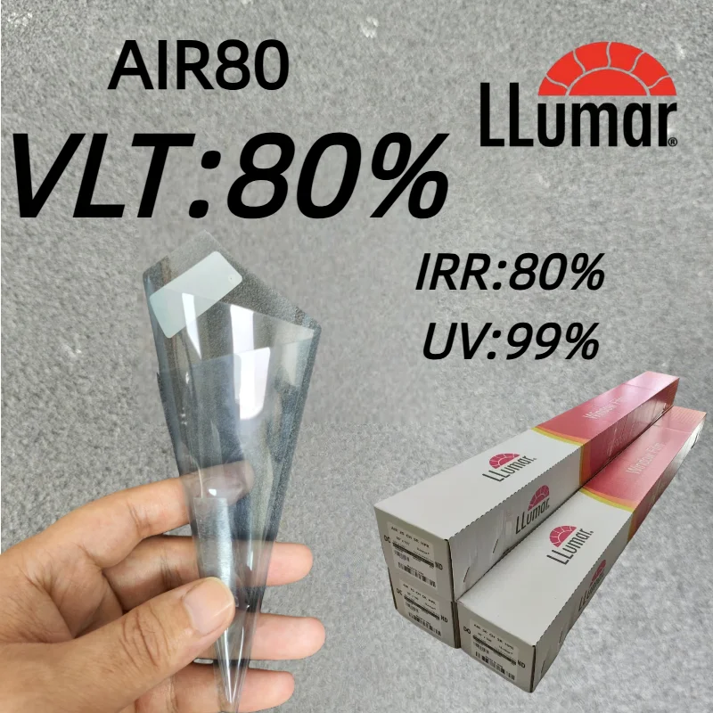 Premium LLumar Window Tint Film VLT 80% Light Blue Nano Ceramic UV99% IRR80% PET Auto High Heat Rejection Non Interference
Premium LLumar Window Tint Film VLT 80% Light Blue Nano Ceramic UV99% IRR80% PET Auto High Heat Rejection Non Interference
