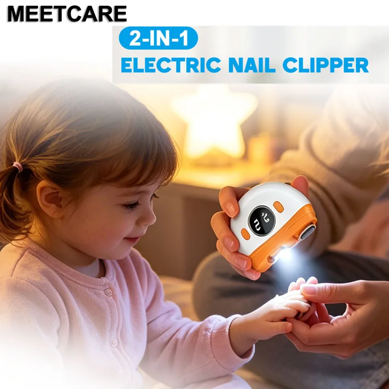2-in-1 Electric Nail Clipper Electric Nail Clippers Baby Electric Nail Trimmer with LED Light & Nail Scraps Storage for Adults
2-in-1 Electric Nail Clipper Electric Nail Clippers Baby Electric Nail Trimmer with LED Light & Nail Scraps Storage for Adults