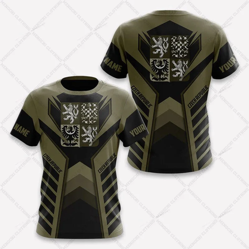 Czech Flag & Coat of Arms Graphic Tee Summer Casual Streetwear Men's Fashion Loose T-shirts Boy Oversized Short Sleeve Tops
Czech Flag & Coat of Arms Graphic Tee Summer Casual Streetwear Men's Fashion Loose T-shirts Boy Oversized Short Sleeve Tops