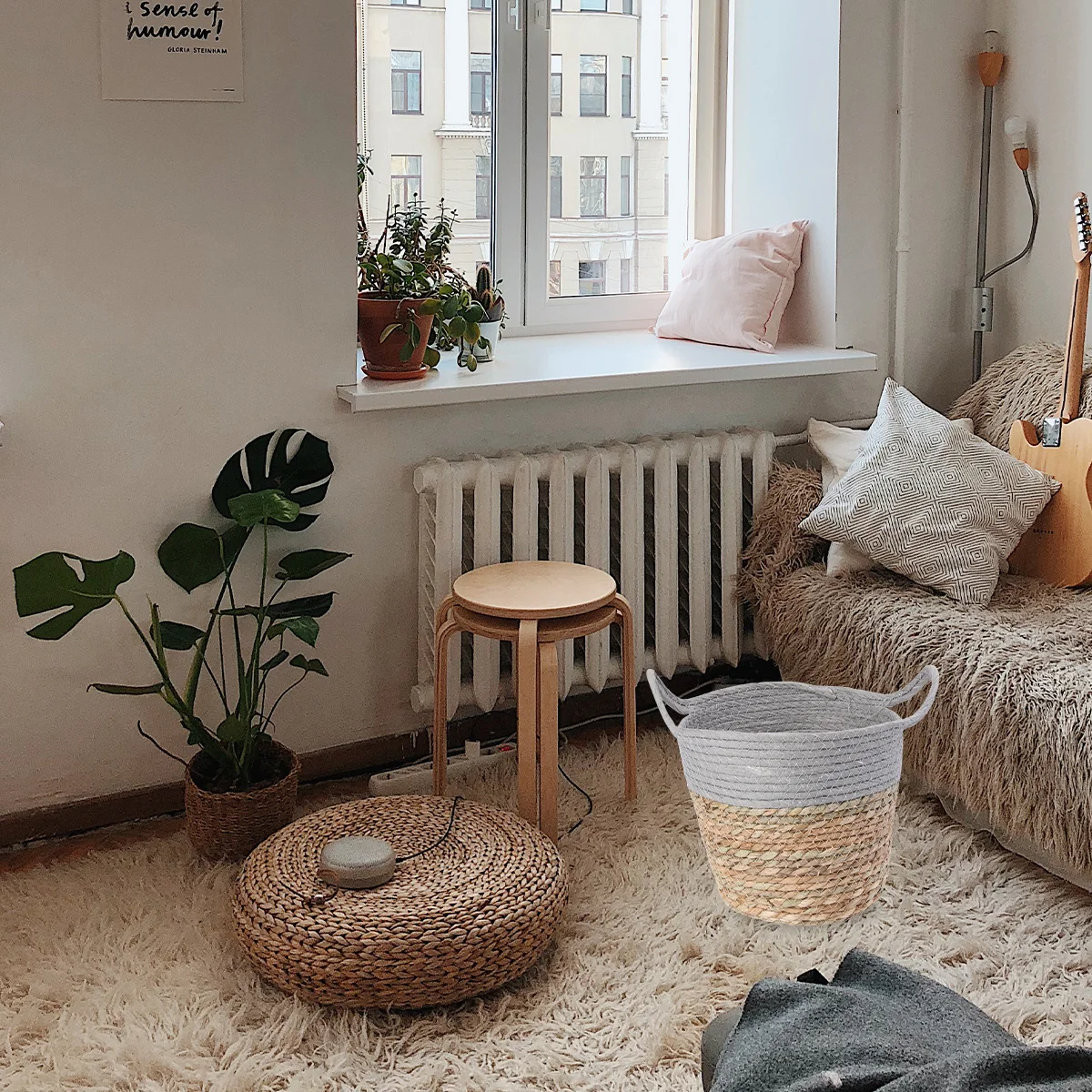 1Pcs Rattan Basket Grey Khaki 20cm Durable Hanging Garden Planter Nordic Style Storage Basket Flowerpot Rattan Flowerpot
1Pcs Rattan Basket Grey Khaki 20cm Durable Hanging Garden Planter Nordic Style Storage Basket Flowerpot Rattan Flowerpot