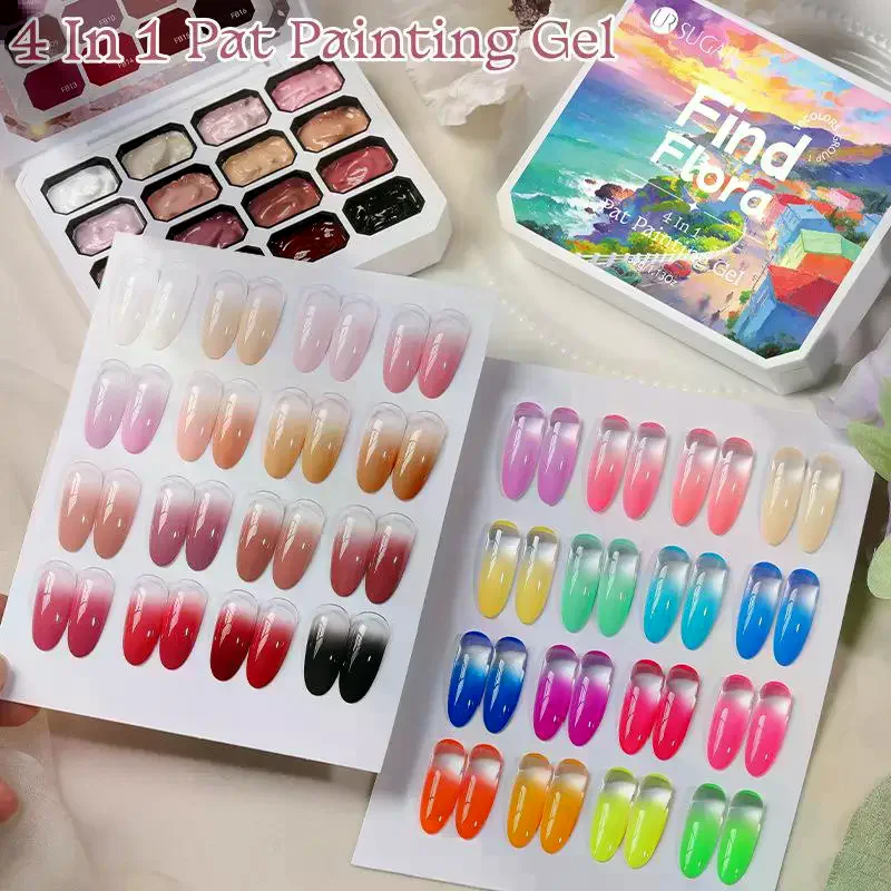 Gradient Nail Gel Art 16 Colors Set for Easy Manicure Design DIY at Home
Gradient Nail Gel Art 16 Colors Set for Easy Manicure Design DIY at Home
