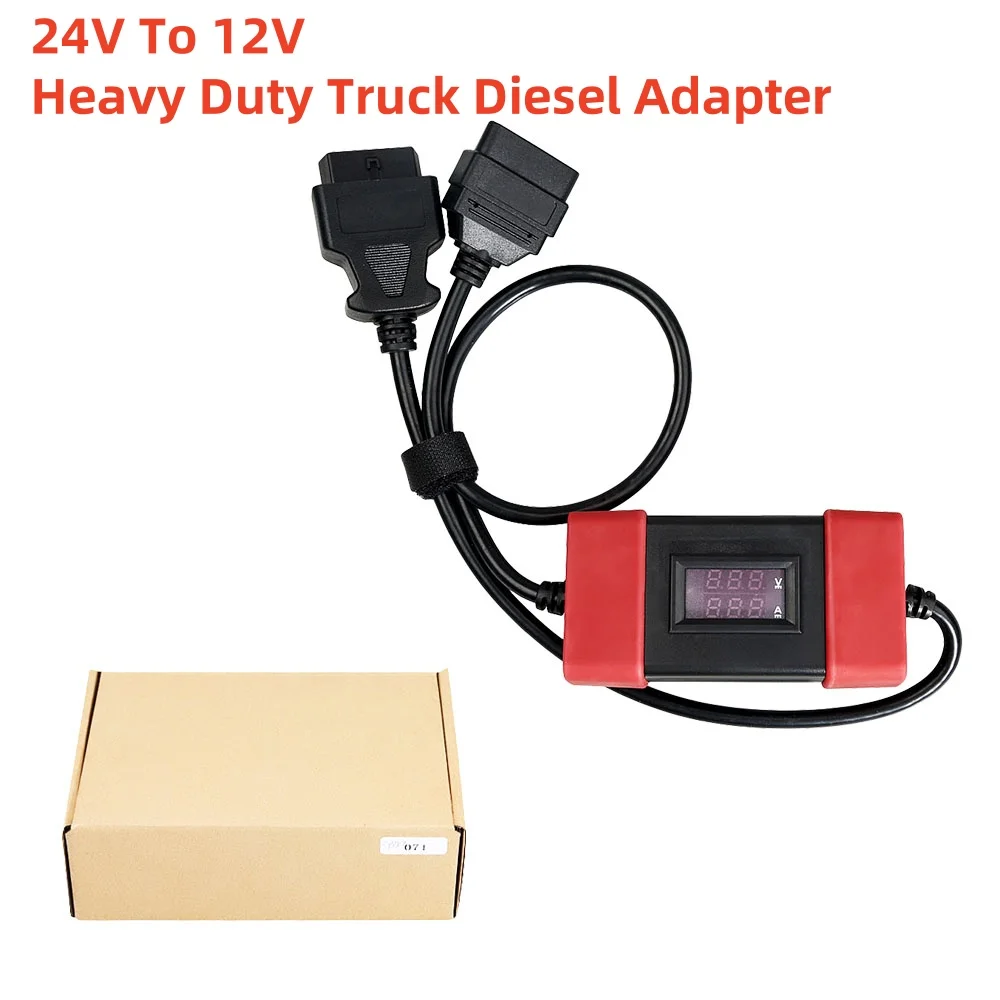 Разъем для грузовиков от 24 до 12 В, кабель-адаптер для тяжелых грузовиков с дизелем для сканера Easydiag 3.0 Easydiag 2.0 Golo 3 OBD2
Разъем для грузовиков от 24 до 12 В, кабель-адаптер для тяжелых грузовиков с дизелем для сканера Easydiag 3.0 Easydiag 2.0 Golo 3 OBD2