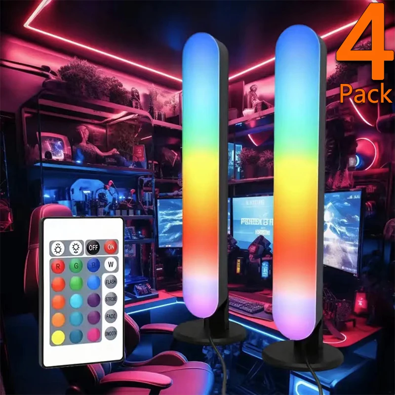 RGB Pickup Light Music Rhythm Lights Upgraded USB Rechargeable Model Christmas Decoration Desktop RGB Light Bar Music Rhythm
RGB Pickup Light Music Rhythm Lights Upgraded USB Rechargeable Model Christmas Decoration Desktop RGB Light Bar Music Rhythm