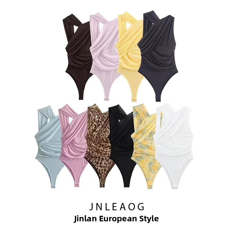 JNLEAOG Summer New Women's Fashionable Design Silk Mesh Jumpsuit High Waist Short Pants Polyester Fiber Ladies Suit
JNLEAOG Summer New Women's Fashionable Design Silk Mesh Jumpsuit High Waist Short Pants Polyester Fiber Ladies Suit