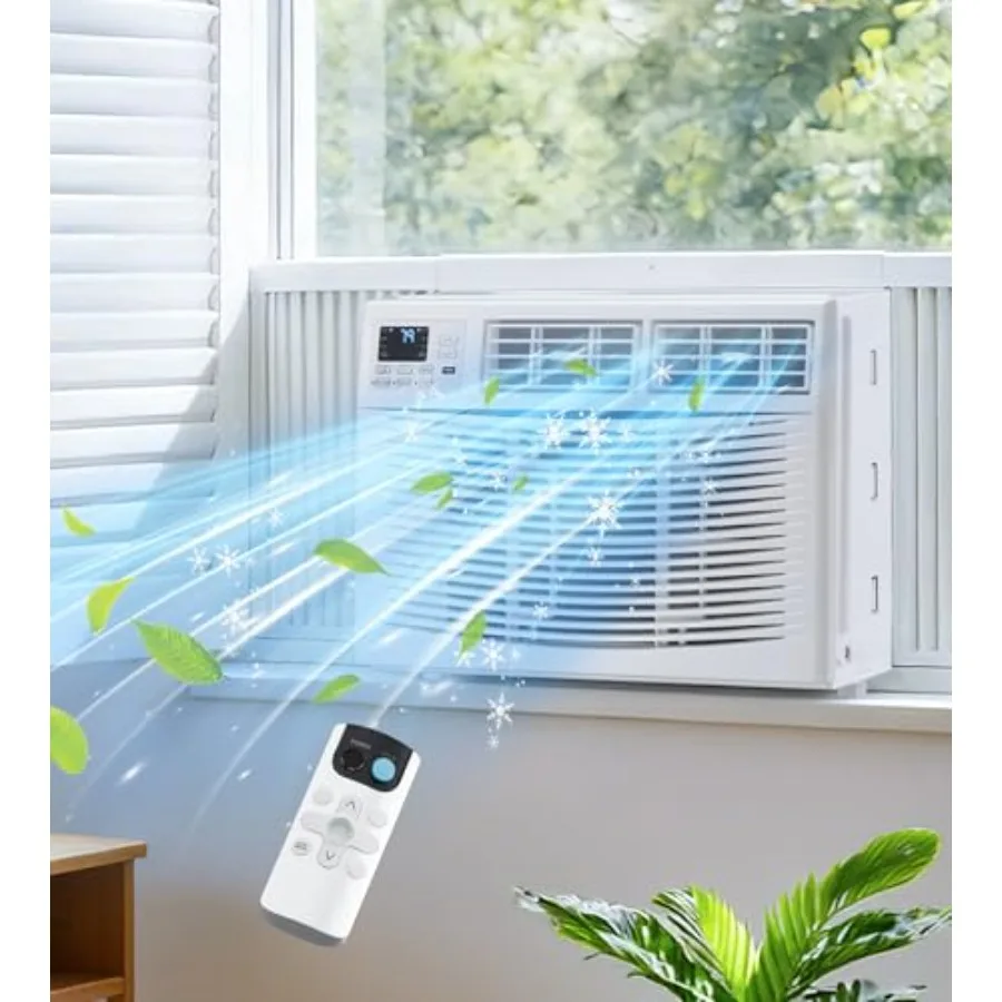 Window Air Conditioner, 12, 000BTU Air Conditioner Window Unit, Cools up to 550 Sq. Feet, Window AC with Cool, Fan, Dry, Sleep,
Window Air Conditioner, 12, 000BTU Air Conditioner Window Unit, Cools up to 550 Sq. Feet, Window AC with Cool, Fan, Dry, Sleep,