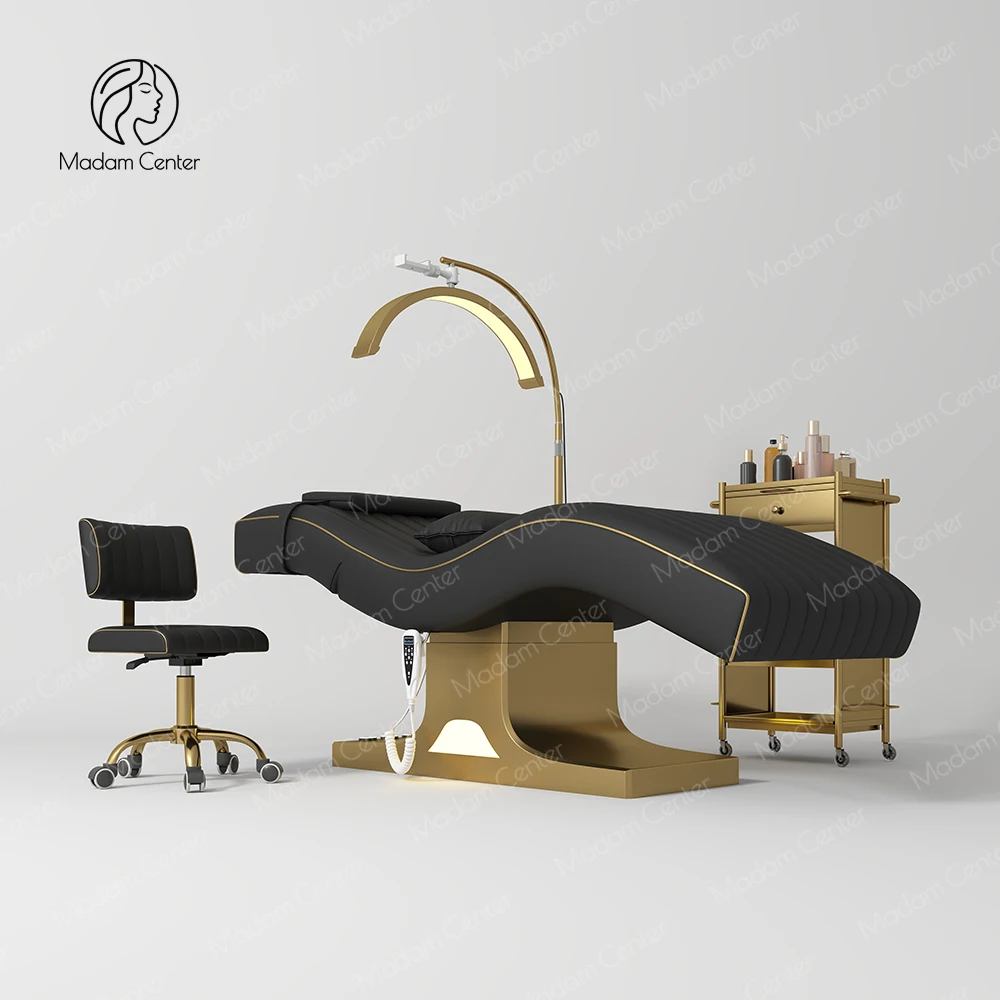 Modern Design Electric Lifting Reclining Lash Extension Bed Curved Beauty Spa Aesthetic Stretcher Massage Table
Modern Design Electric Lifting Reclining Lash Extension Bed Curved Beauty Spa Aesthetic Stretcher Massage Table