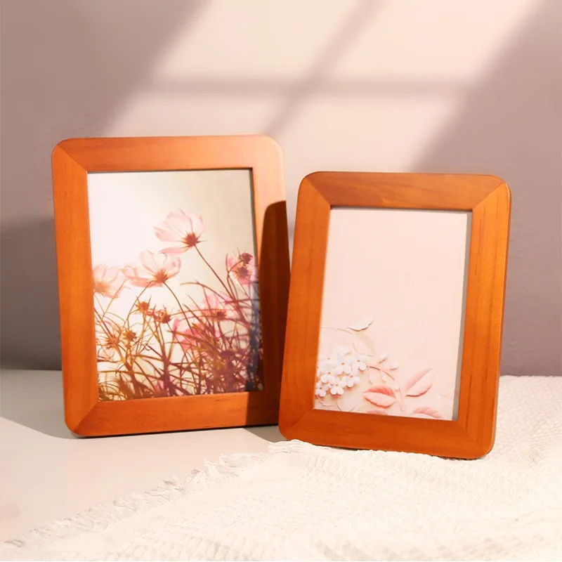 Classic Retro Round Corner Picture Frame Brown Red Solid Wood Pine Picture Frame 6 "7" 8 "a4 Picture Frame Painting Process
Classic Retro Round Corner Picture Frame Brown Red Solid Wood Pine Picture Frame 6 "7" 8 "a4 Picture Frame Painting Process