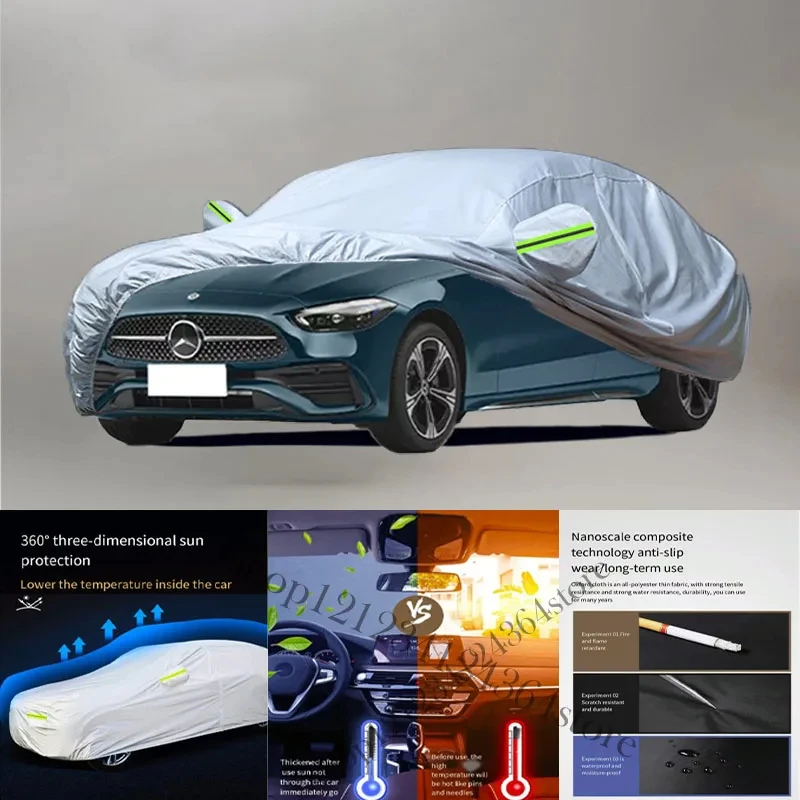 For Benz-C-class- Auto Anti snow Anti dust Anti-uv Anti peeling paint And Anti Rainwater 210t car cover Car cover protection
For Benz-C-class- Auto Anti snow Anti dust Anti-uv Anti peeling paint And Anti Rainwater 210t car cover Car cover protection