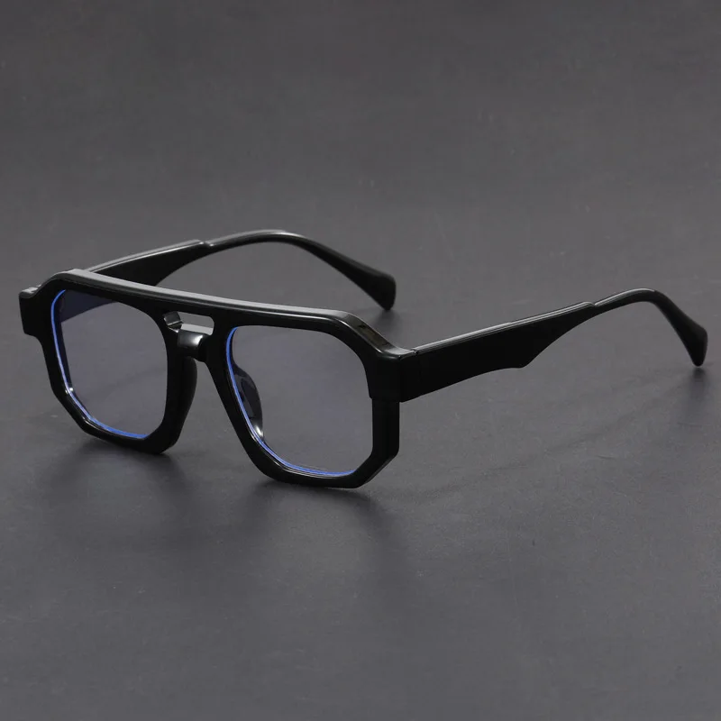 Anti Blue Light Reading Glasses Men Retro Women Square Double Bridges Glasses Frame Fashion Men Myopia Computer Fake Glasses-2
Anti Blue Light Reading Glasses Men Retro Women Square Double Bridges Glasses Frame Fashion Men Myopia Computer Fake Glasses-2