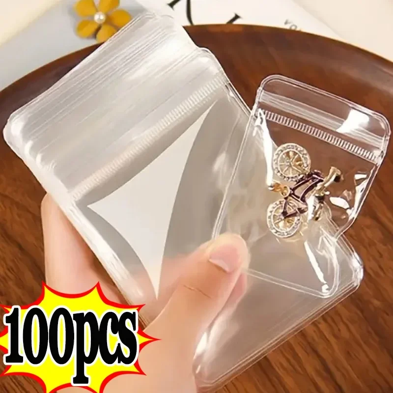 10/100pcs Thicken PVC Jewelry Package Bags Transparent Anti-Oxidation Organizer Display Packaging Storage Self Sealing Pouches
10/100pcs Thicken PVC Jewelry Package Bags Transparent Anti-Oxidation Organizer Display Packaging Storage Self Sealing Pouches