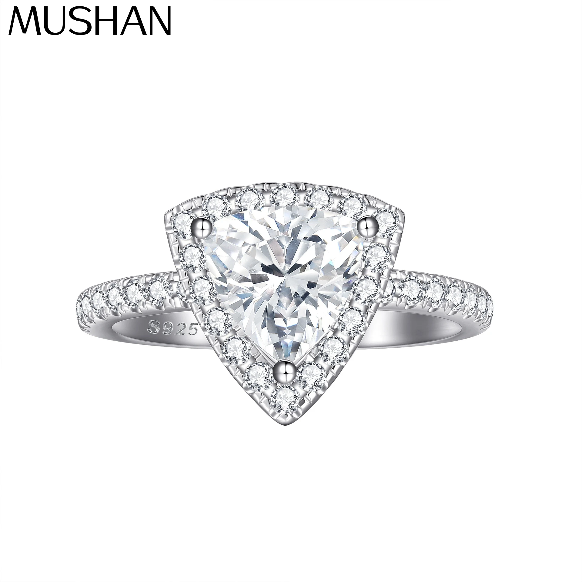 MuShan Brand Jewelry 925 Sterling Silver Ring Zircon 7A Grade Marquise Promise for Wife Real Gold Plated Fine Jewelry Rings
MuShan Brand Jewelry 925 Sterling Silver Ring Zircon 7A Grade Marquise Promise for Wife Real Gold Plated Fine Jewelry Rings