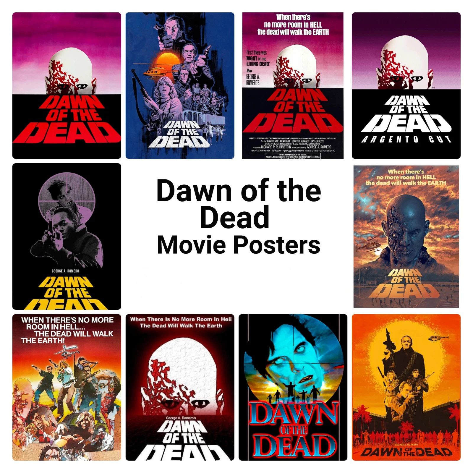 Dawn of the Dead (1978) Movie, Print Art Canvas Poster,Living Room , Home Wall Decor Picture
Dawn of the Dead (1978) Movie, Print Art Canvas Poster,Living Room , Home Wall Decor Picture