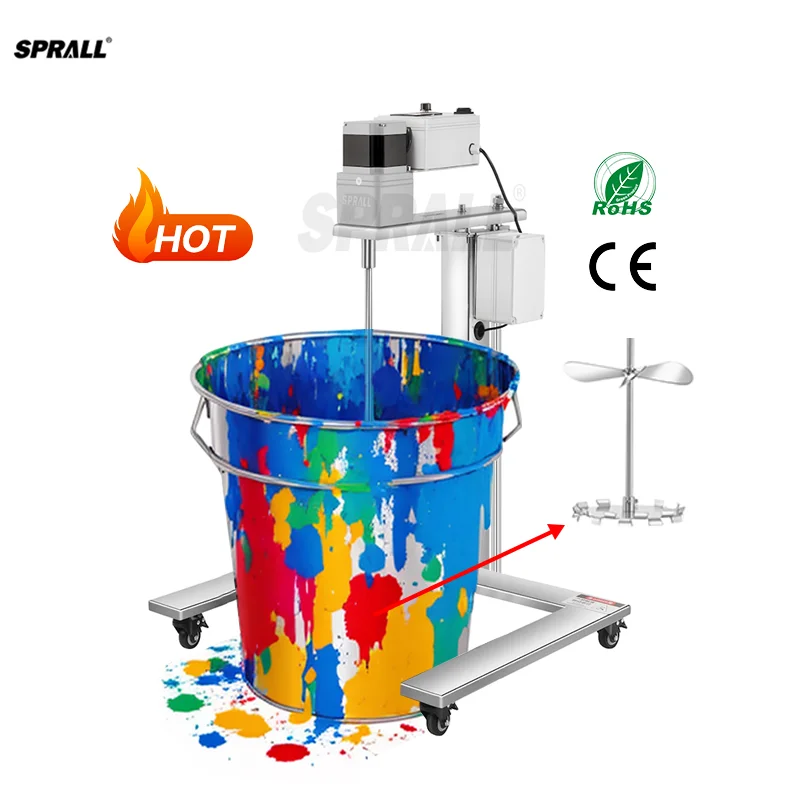 SPRALL Electric Agitator Mixer Cosmetic Car Paint Ink Liquid Power Mixer Stirrer Industrial Paint Mixer
SPRALL Electric Agitator Mixer Cosmetic Car Paint Ink Liquid Power Mixer Stirrer Industrial Paint Mixer