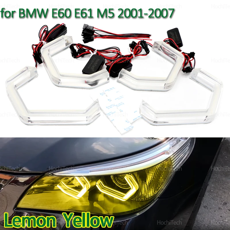 Lemon Yellow Angel Eyes DTM Style M4 Style Daytime Light For BMW 5 Series E60 E61 520i 525i 530i 540i 545i 550i M5 2001-2007
Lemon Yellow Angel Eyes DTM Style M4 Style Daytime Light For BMW 5 Series E60 E61 520i 525i 530i 540i 545i 550i M5 2001-2007