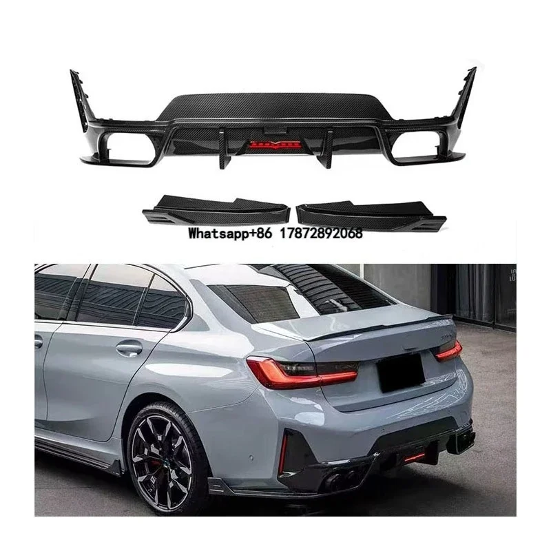 T for 3 Series G20 G28 LCI 2023-UP Dry Carbon Fiber Rear Bumper Diffuser Lip Spoiler
T for 3 Series G20 G28 LCI 2023-UP Dry Carbon Fiber Rear Bumper Diffuser Lip Spoiler