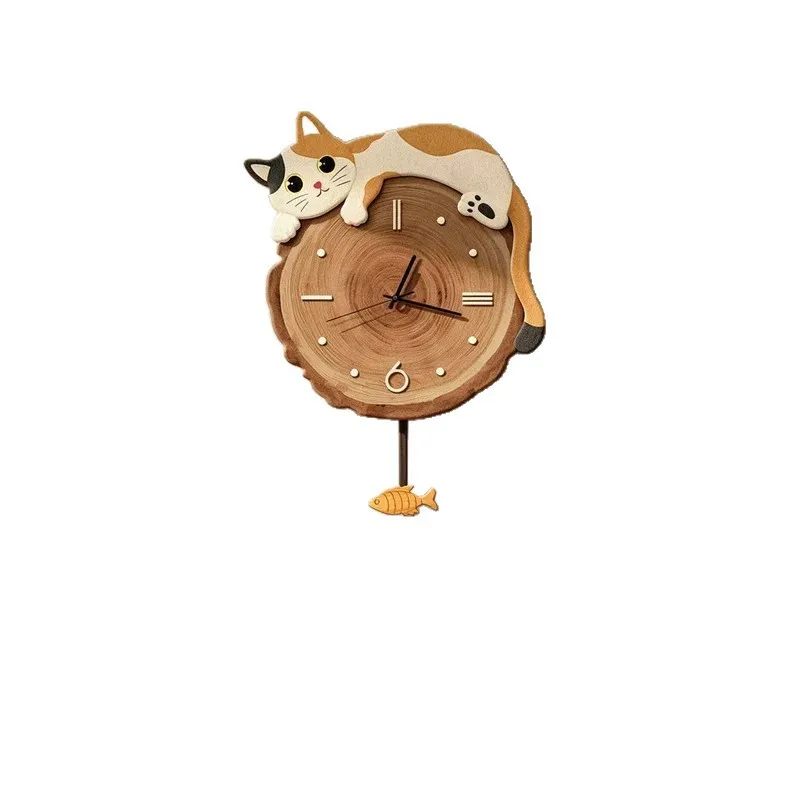 Cat clock wall clock living room retro clock wall hanging creative silent wall watch
Cat clock wall clock living room retro clock wall hanging creative silent wall watch