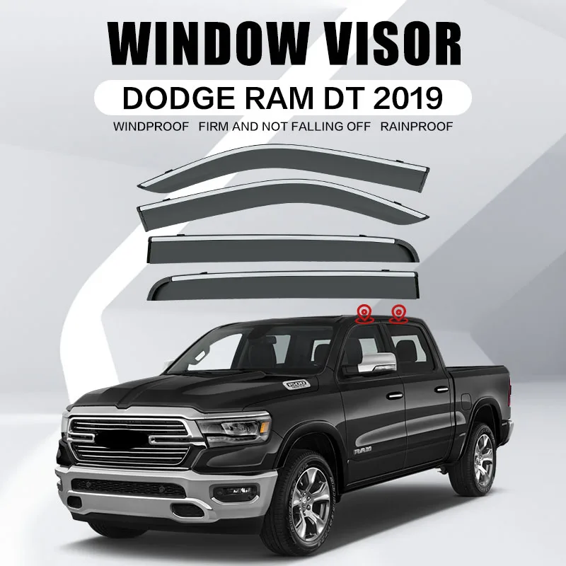 For DODGE RAM1500 2500 3500 2016-2024 Plastic Window Visor Vent Shades Sun Rain Deflector Guard 4PCS/SE For DODGE RAM
For DODGE RAM1500 2500 3500 2016-2024 Plastic Window Visor Vent Shades Sun Rain Deflector Guard 4PCS/SE For DODGE RAM