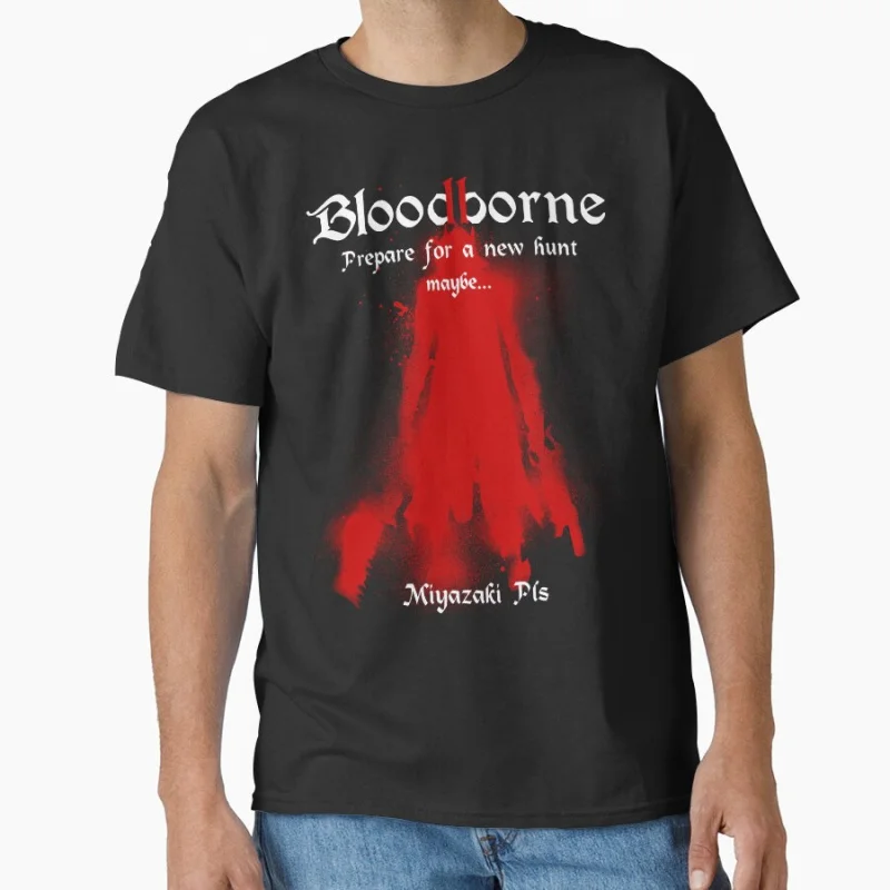 Vintage Videogame BloodBorne 2 Confirmed Gehrman The First Hunter Gift t shirt Large size tops Death metal Graphic clothes
Vintage Videogame BloodBorne 2 Confirmed Gehrman The First Hunter Gift t shirt Large size tops Death metal Graphic clothes