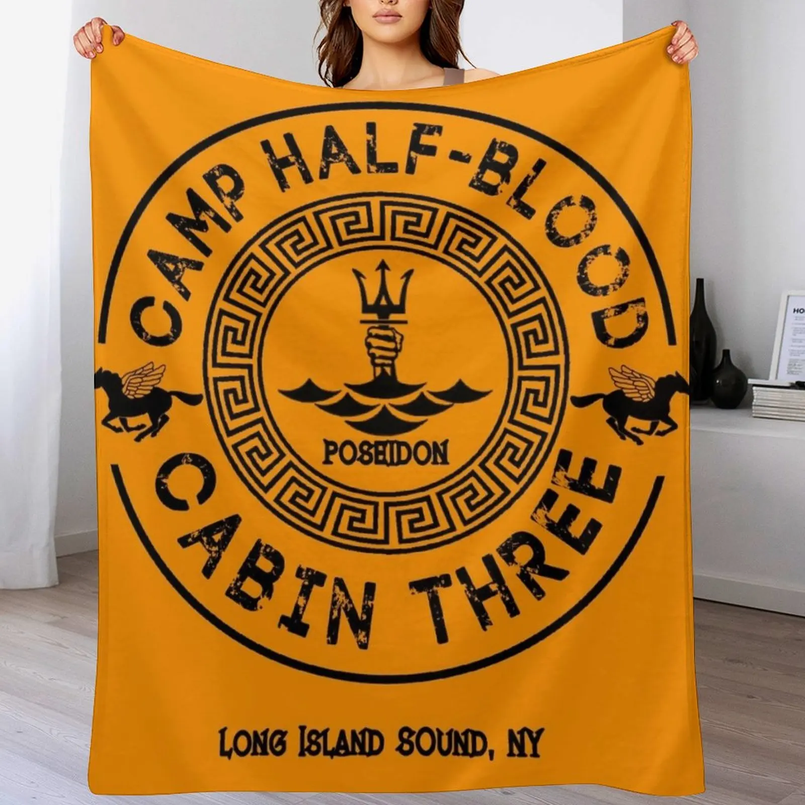 Percy Jackson - Camp Half-Blood - Cabin Three - Poseidon Throw Blanket Camping Blankets For Bed Hairy Luxury Designer Blankets 
Percy Jackson - Camp Half-Blood - Cabin Three - Poseidon Throw Blanket Camping Blankets For Bed Hairy Luxury Designer Blankets