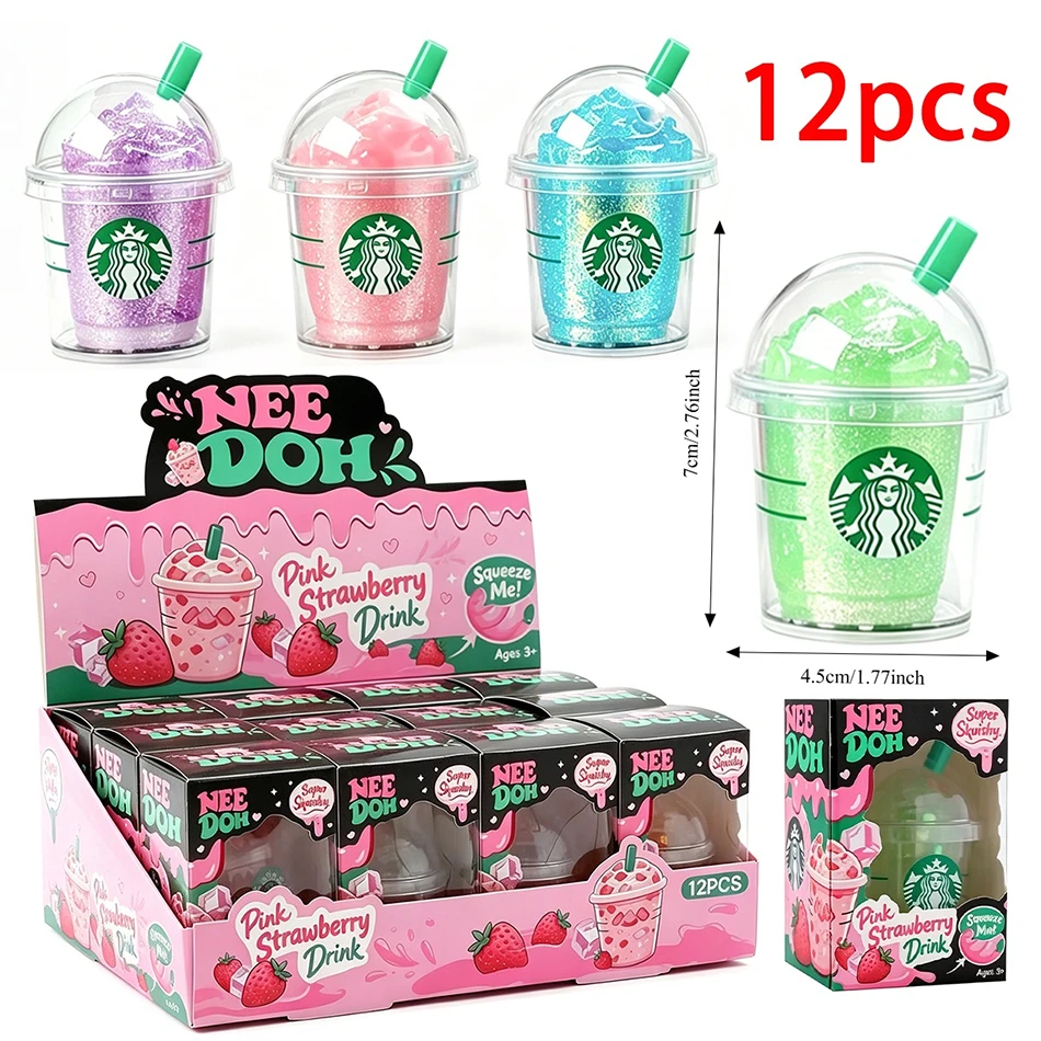 Cute Iced Coffee Cup Squishy Stress Relief Toy Colorful Squeeze Squishy Portable Mini Drink Cup Decompression Toy Birthday Gift
Cute Iced Coffee Cup Squishy Stress Relief Toy Colorful Squeeze Squishy Portable Mini Drink Cup Decompression Toy Birthday Gift