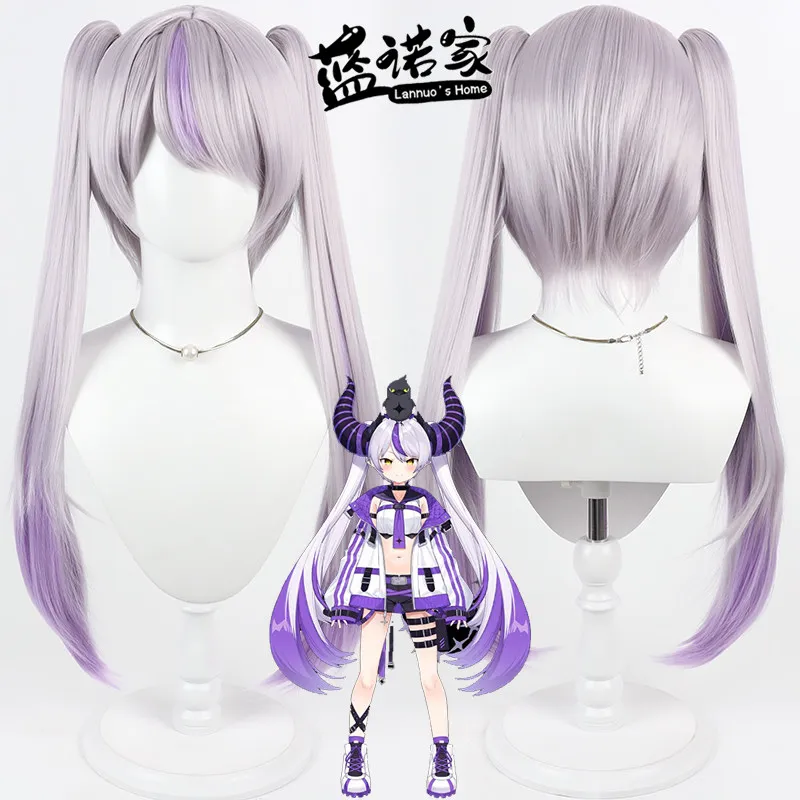 Virtual YouTube Vtuber Laplus Darknesss Cosplay Wig Halloween Carnival Party Props Synthetic Hair Heat Resistant Fiber + Wig Cap
Virtual YouTube Vtuber Laplus Darknesss Cosplay Wig Halloween Carnival Party Props Synthetic Hair Heat Resistant Fiber + Wig Cap