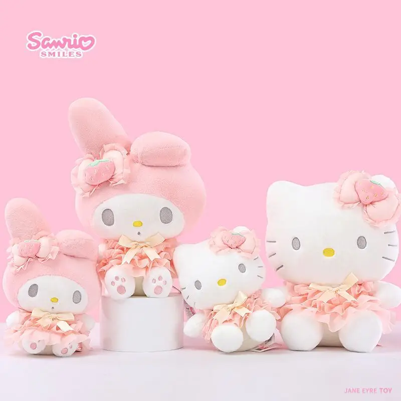 Sanrio Licensed Hello Kitty My Melody Plush Doll Cute Bow Lace Skirt Stuffed Toy Soft Fluffy Cartoon Valentine Gift For Girl Fan
Sanrio Licensed Hello Kitty My Melody Plush Doll Cute Bow Lace Skirt Stuffed Toy Soft Fluffy Cartoon Valentine Gift For Girl Fan
